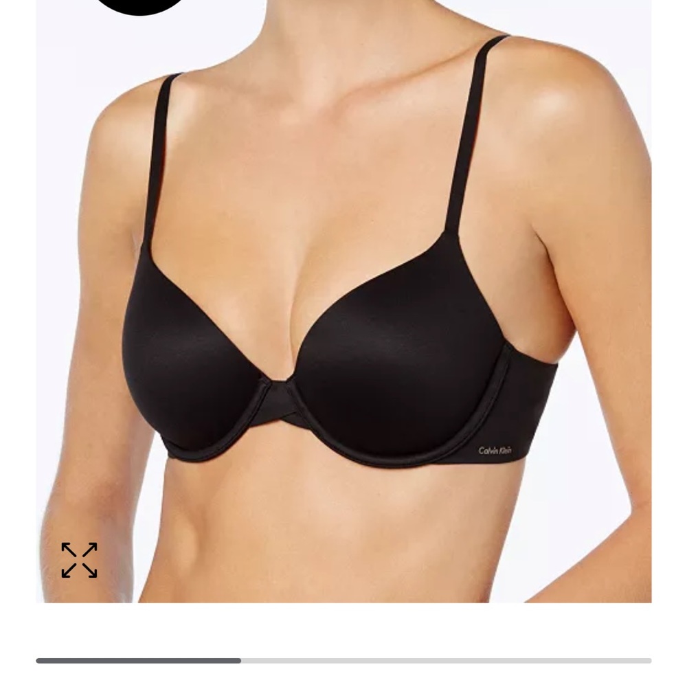 Never worn Black Calvin Klein bra